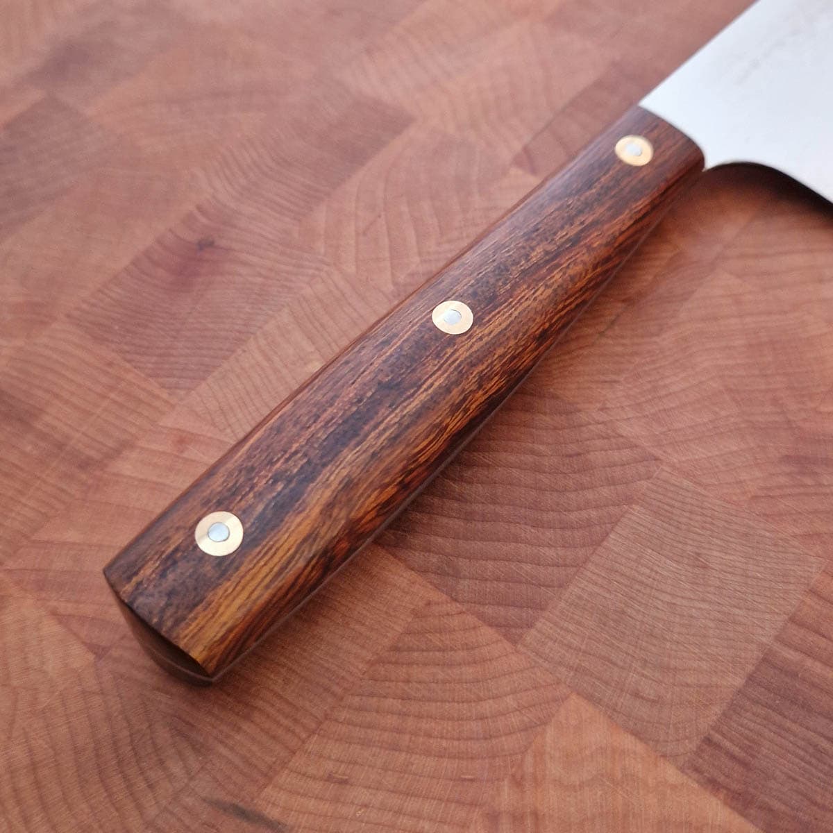 18cm Grønnsakskniv (Bunka) X-damask ZDP189, Ironwood - MATSUBARA TANAKA bilde 4