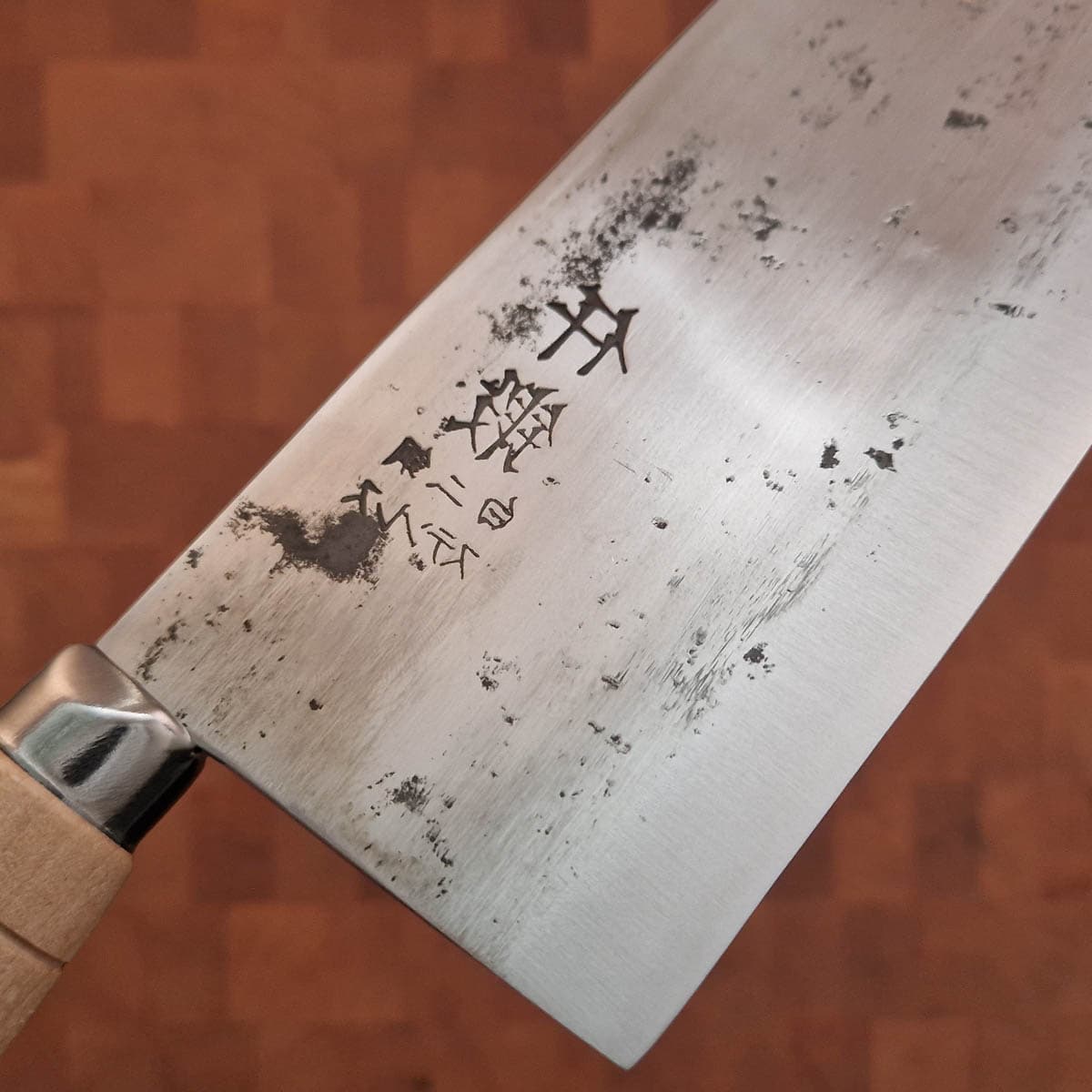 17cm Kinesisk kokkekniv, Migaki, Shirogami II - Sentan bilde 3