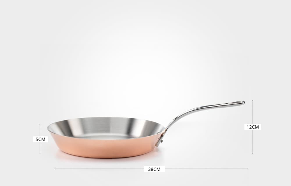 Stekepanne 20cm, kobber/induksjon - Samuel Groves bilde 7