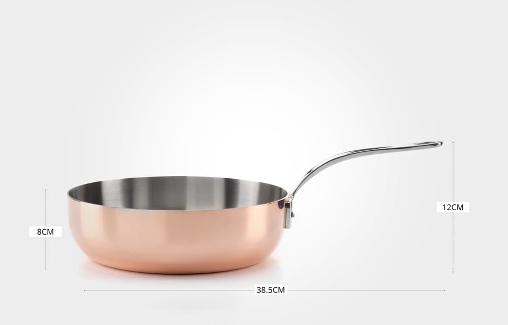 Sauteuse 1L, kobber/induksjon - Samuel Groves bilde 6