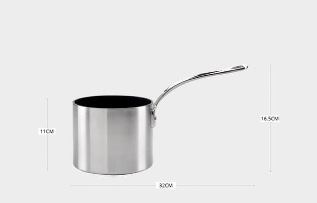 Melkekasserolle 1.25L, "classic stainless" - Samuel Groves bilde 5