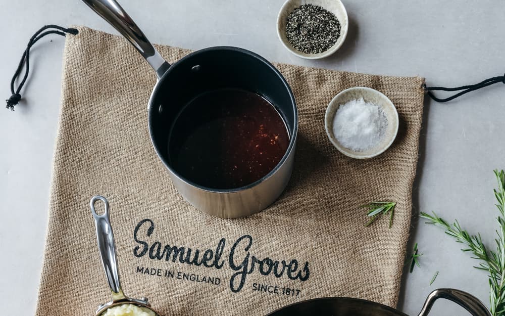 Melkekasserolle 1.25L, "classic stainless" - Samuel Groves bilde 6