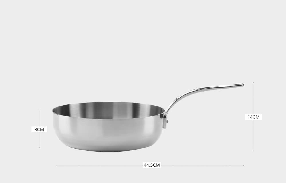 Sautépanne 2.5L, "classic stainless" - Samuel Groves bilde 4