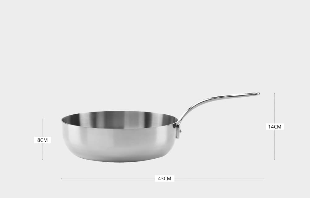Sautépanne 2L, "classic stainless" - Samuel Groves bilde 4