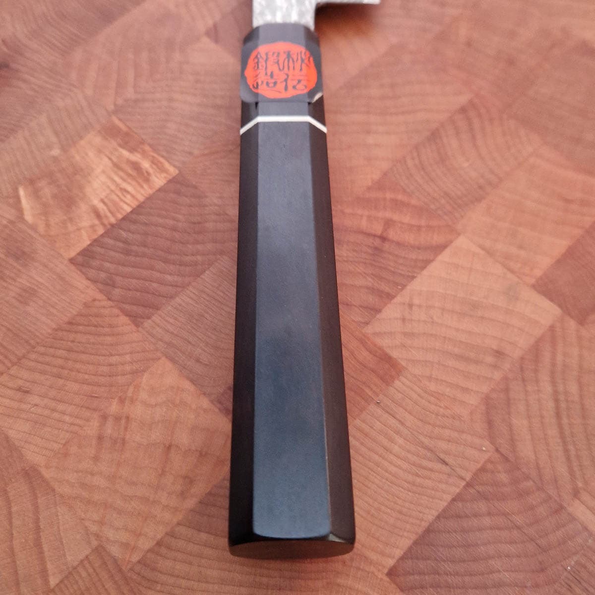 21cm Sujihiki, Damask VG10, micarta - TANAKA bilde 3