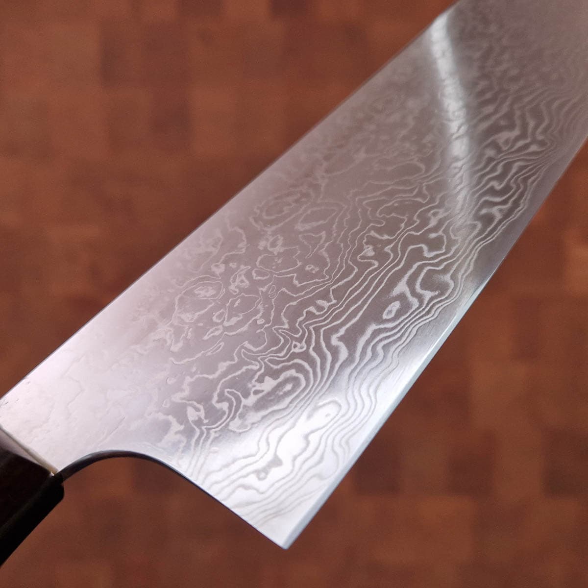 18cm Grønnsakskniv (Bunka) X-damask ZDP189, Ironwood - MATSUBARA TANAKA bilde 2