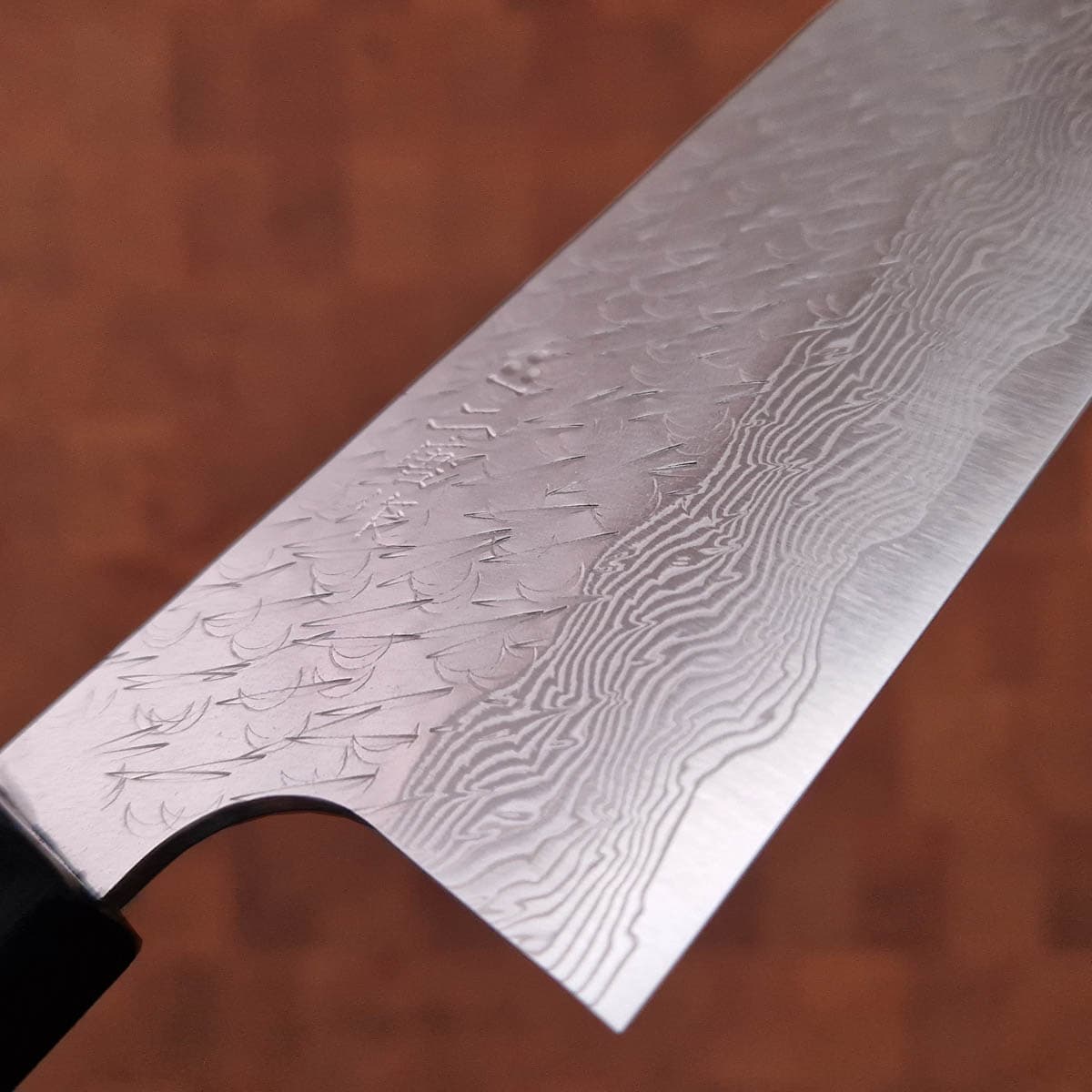 16,5cm Grønnsakskniv (santoku), STRIX hamret damask - Nigara Hamono bilde 2