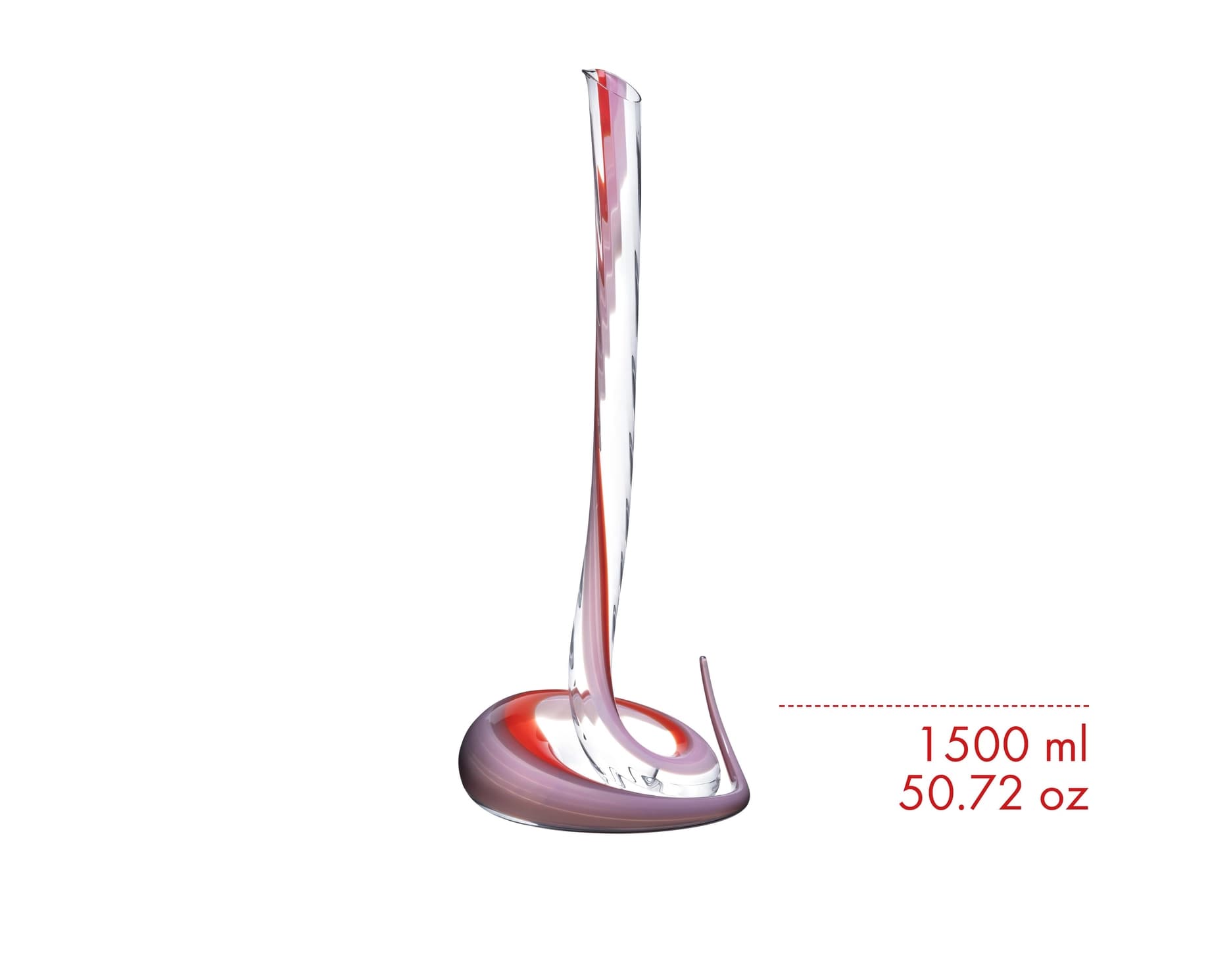 Dekanter Cobra rød/rosa, limited edition - RIEDEL bilde 3