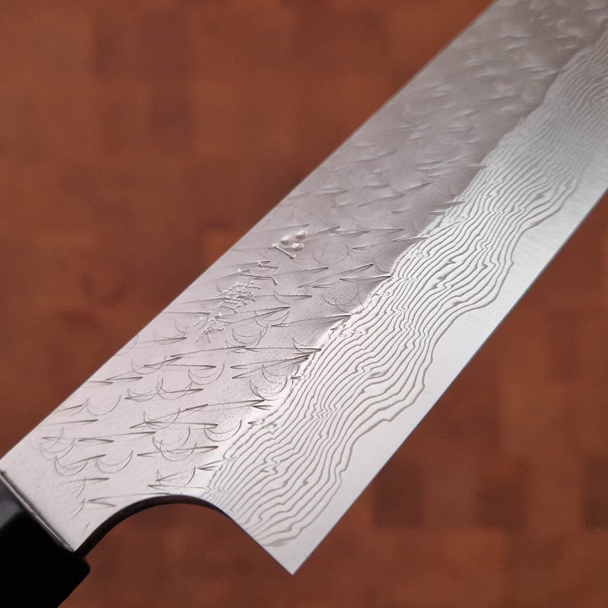 24cm Sujihiki, STRIX hamret damask - Nigara Hamono bilde 2