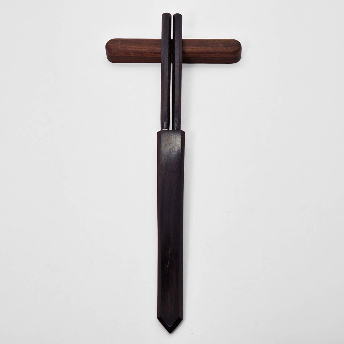 Moribashi, 18cm, pinner til plating med saya, ibenholt bilde 3