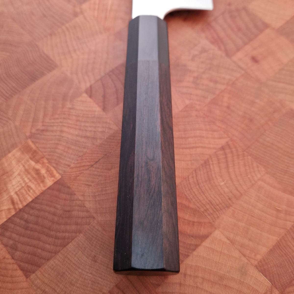 18cm Grønnsakskniv (nakiri), STRIX hamret damask - Nigara Hamono bilde 3