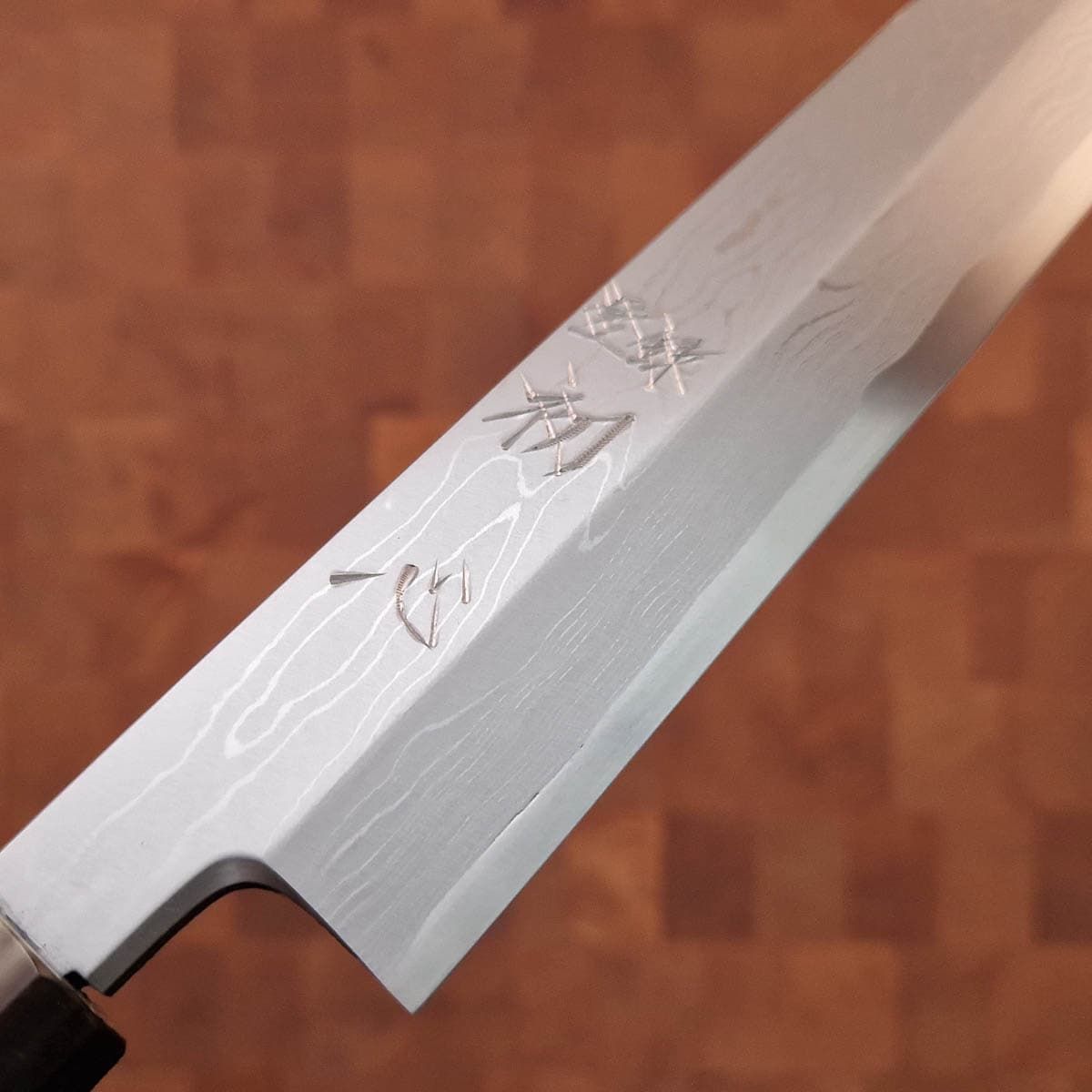30cm Yanagiba, Damask, Aogami I - SATOSHI NAKAGAWA bilde 2