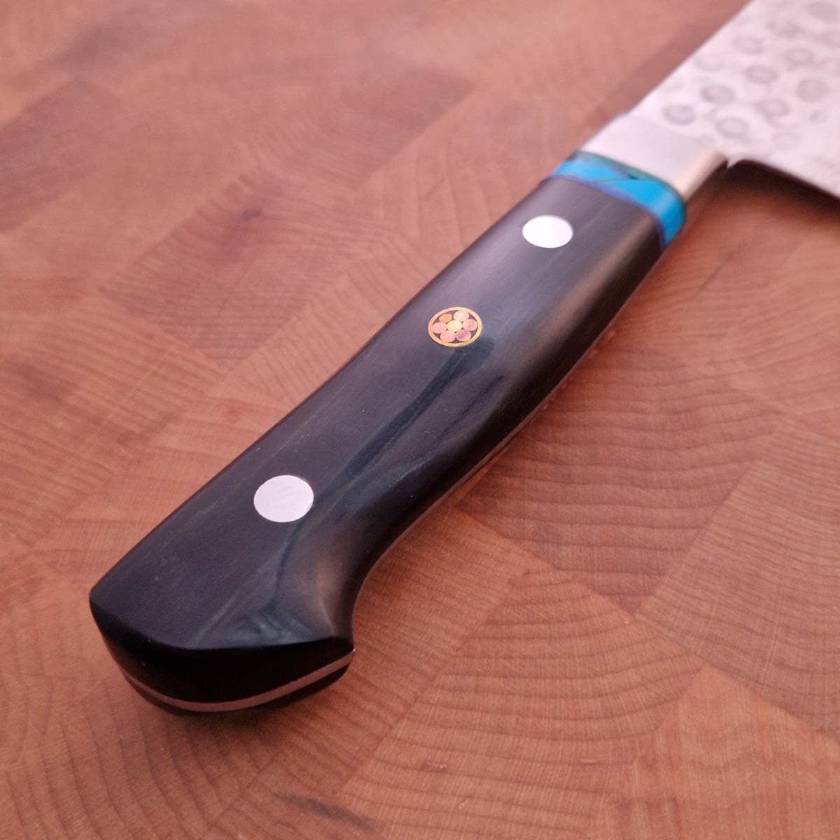18cm Bunka, VG10, Turkis - HIRO bilde 4