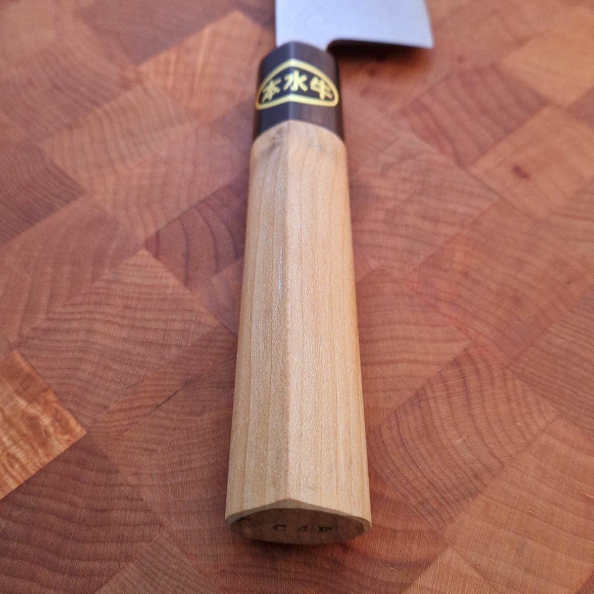 16.5cm Grønnsakskniv (santoku), damask bilde 3