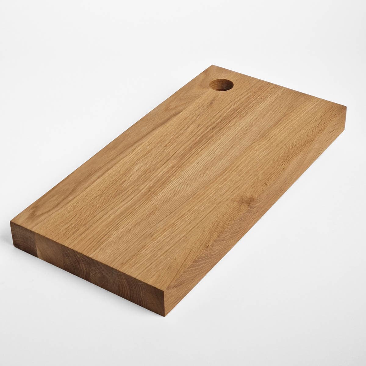 Skjærebrett (45 x 25 x 5cm) - tverrved, eik bilde 3