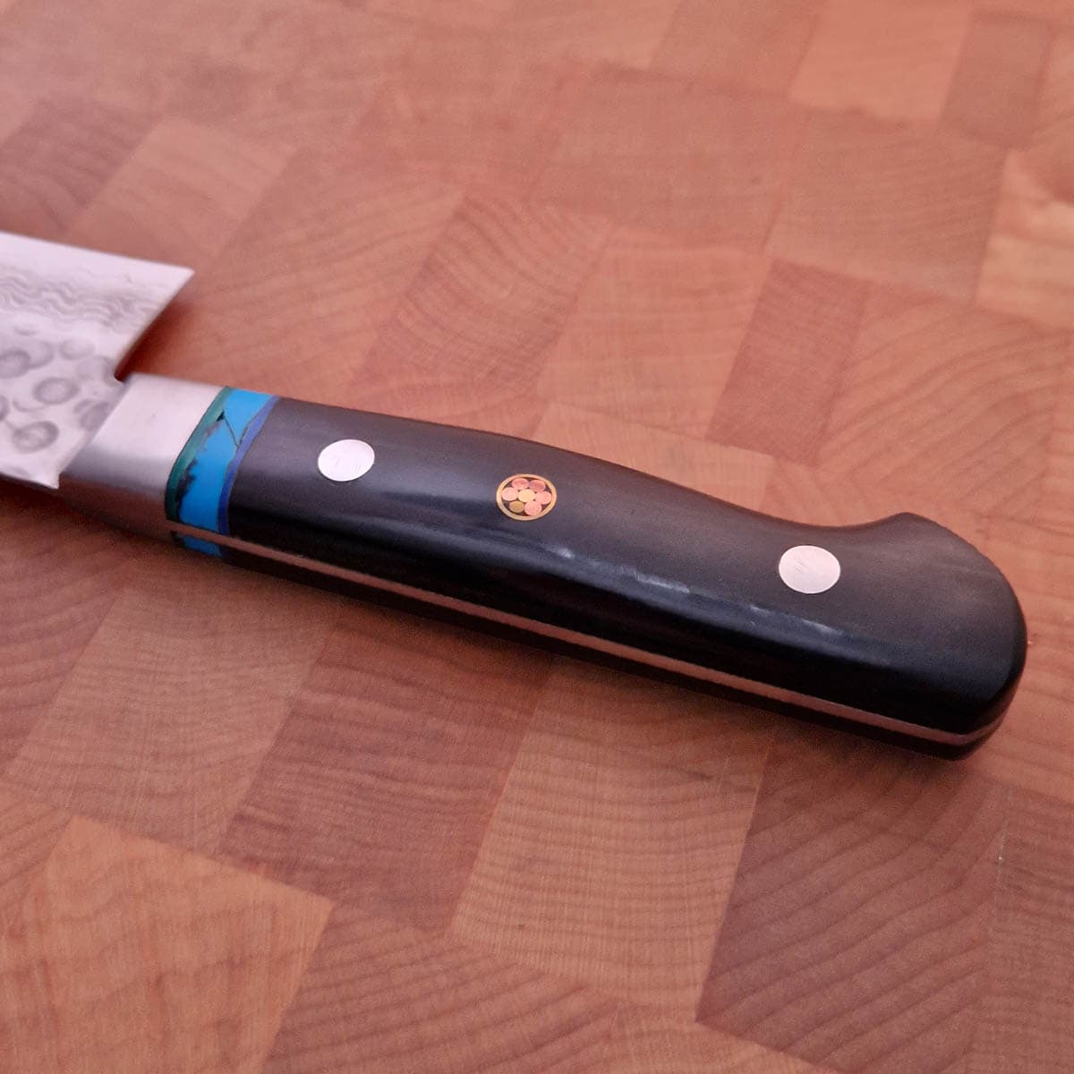 18cm Bunka, VG10, Turkis - HIRO bilde 3