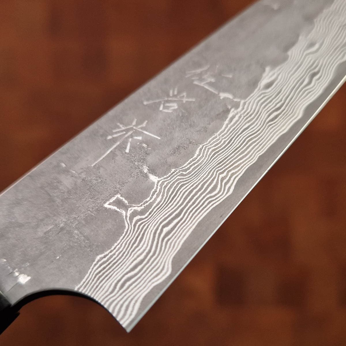 13.5cm Universalkniv "X-Tsuchime" VG10, Micarta - SAJI bilde 3