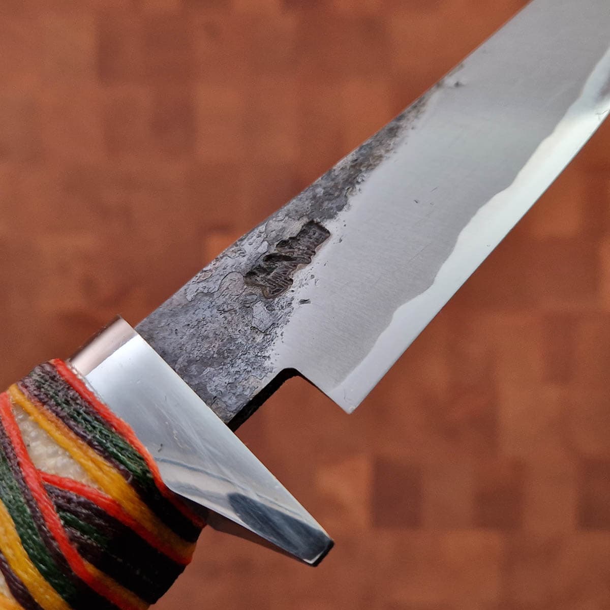 10.5cm Jaktkniv, karbonstål - RED ORCA bilde 3
