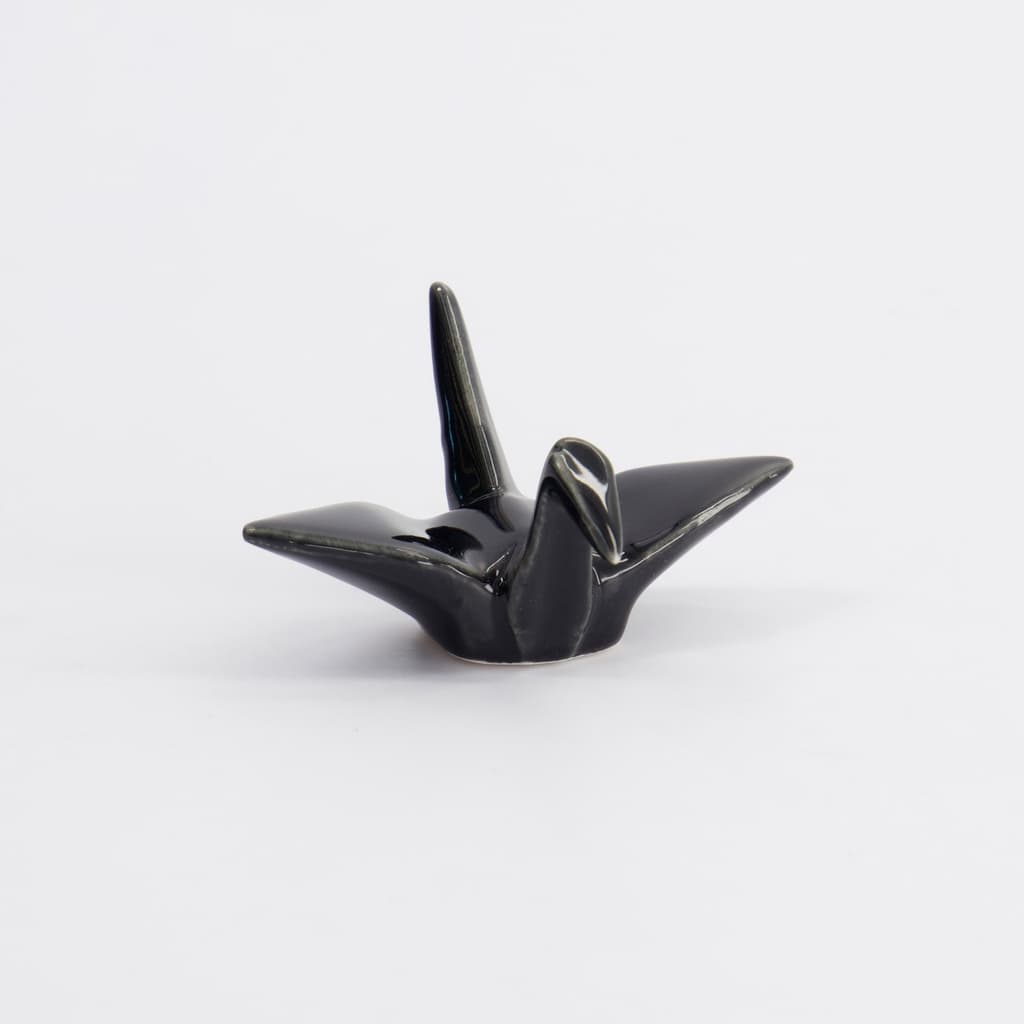 Holder til spisepinne, Crane, sort - Tokyo design studio bilde 3
