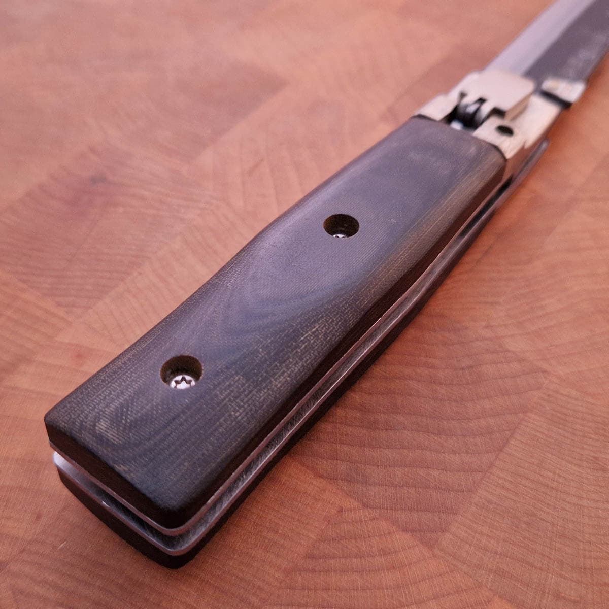TAKEDA Foldekniv - Linen Micarta bilde 6