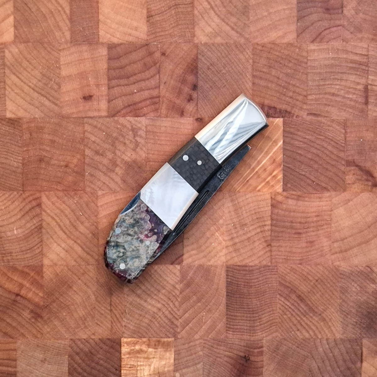 TAKEDA Foldekniv - Box Elder, Pearl Carbon bilde 5