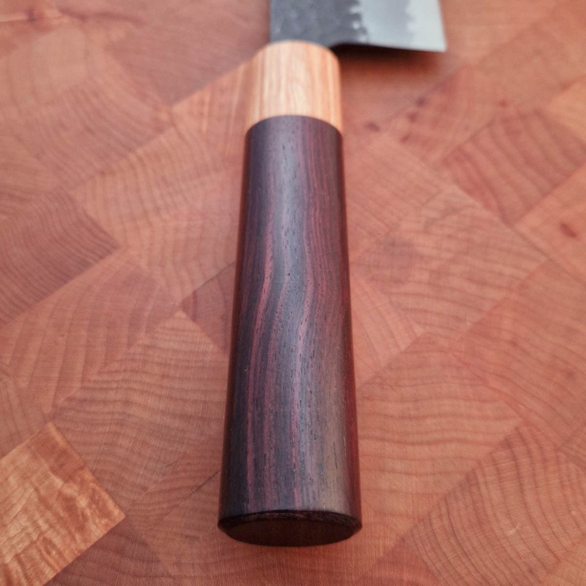 16.5cm Grønnsakskniv (Nakiri), Kurouchi, Super Aogami - HARAUYUKI bilde 3