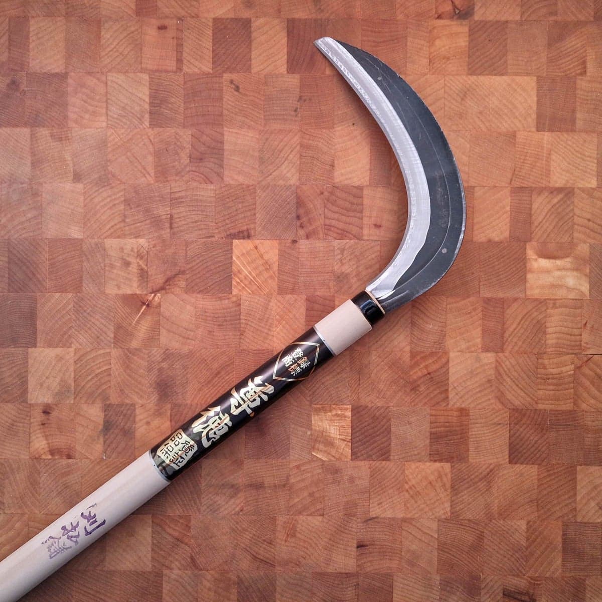 20cm Japansk sigd - Langt håndtak