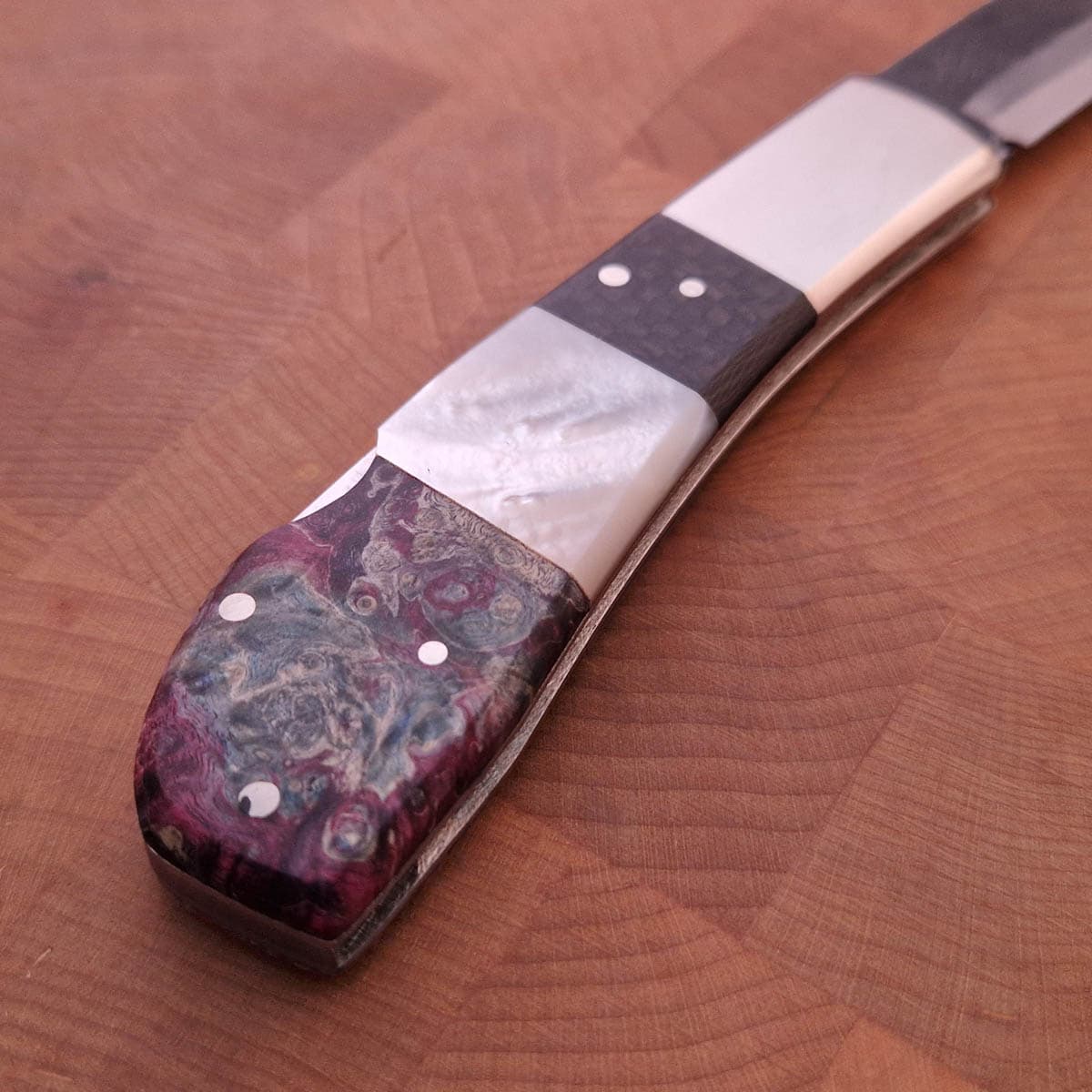 TAKEDA Foldekniv - Box Elder, Pearl Carbon bilde 4