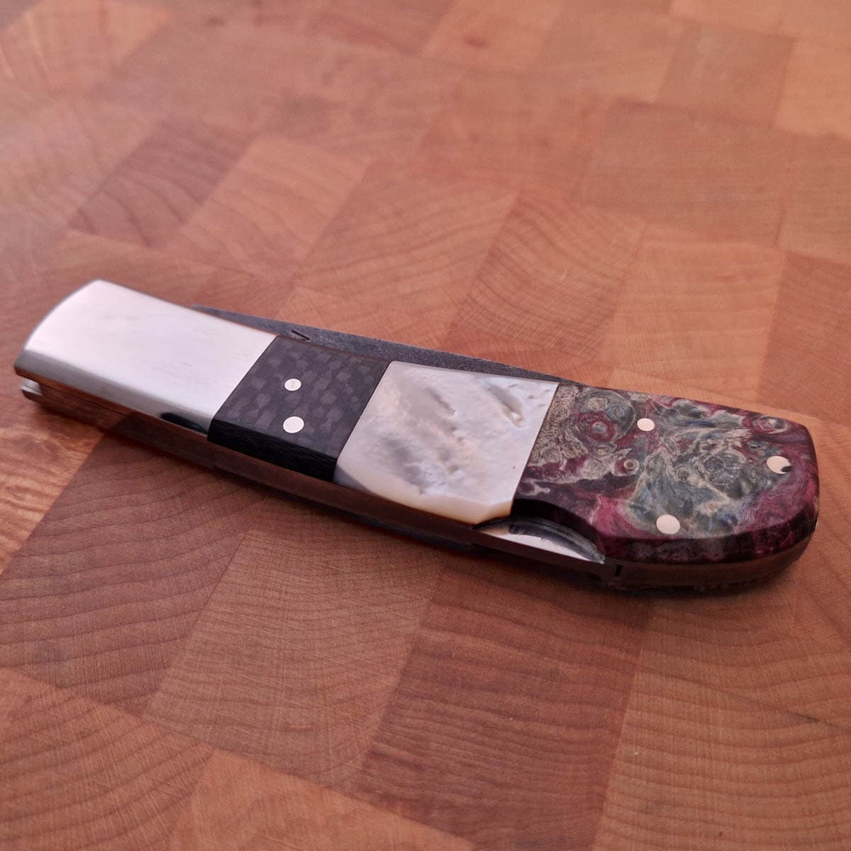 TAKEDA Foldekniv - Box Elder, Pearl Carbon bilde 3