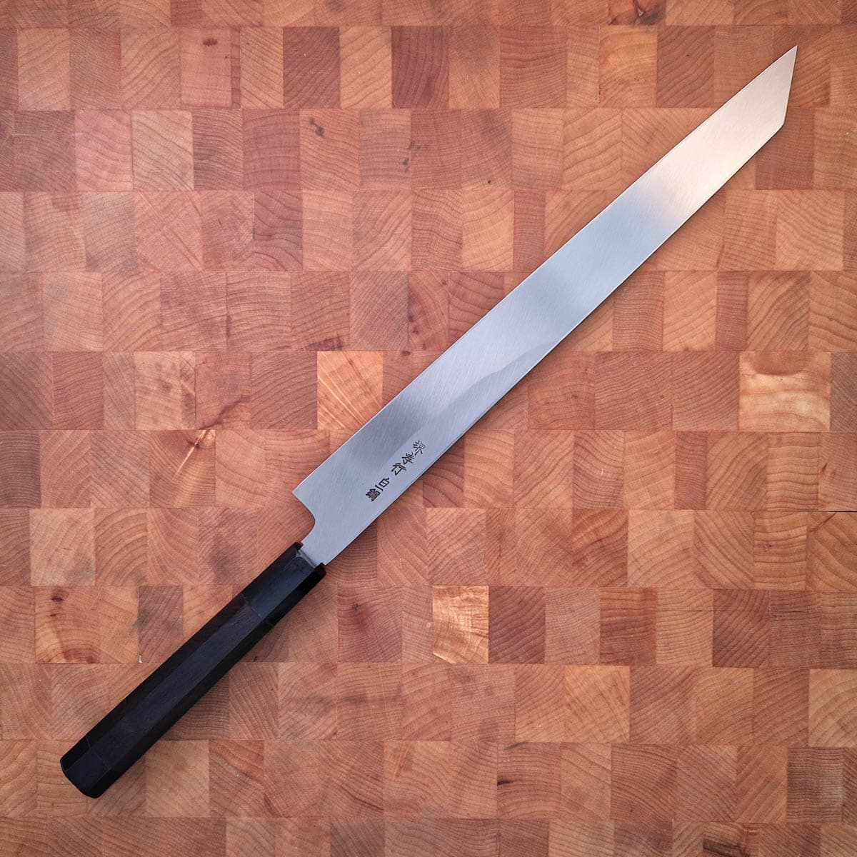 33cm Kiritsuke Yanagiba, Shirogami II - Sakai Takayuki bilde 3
