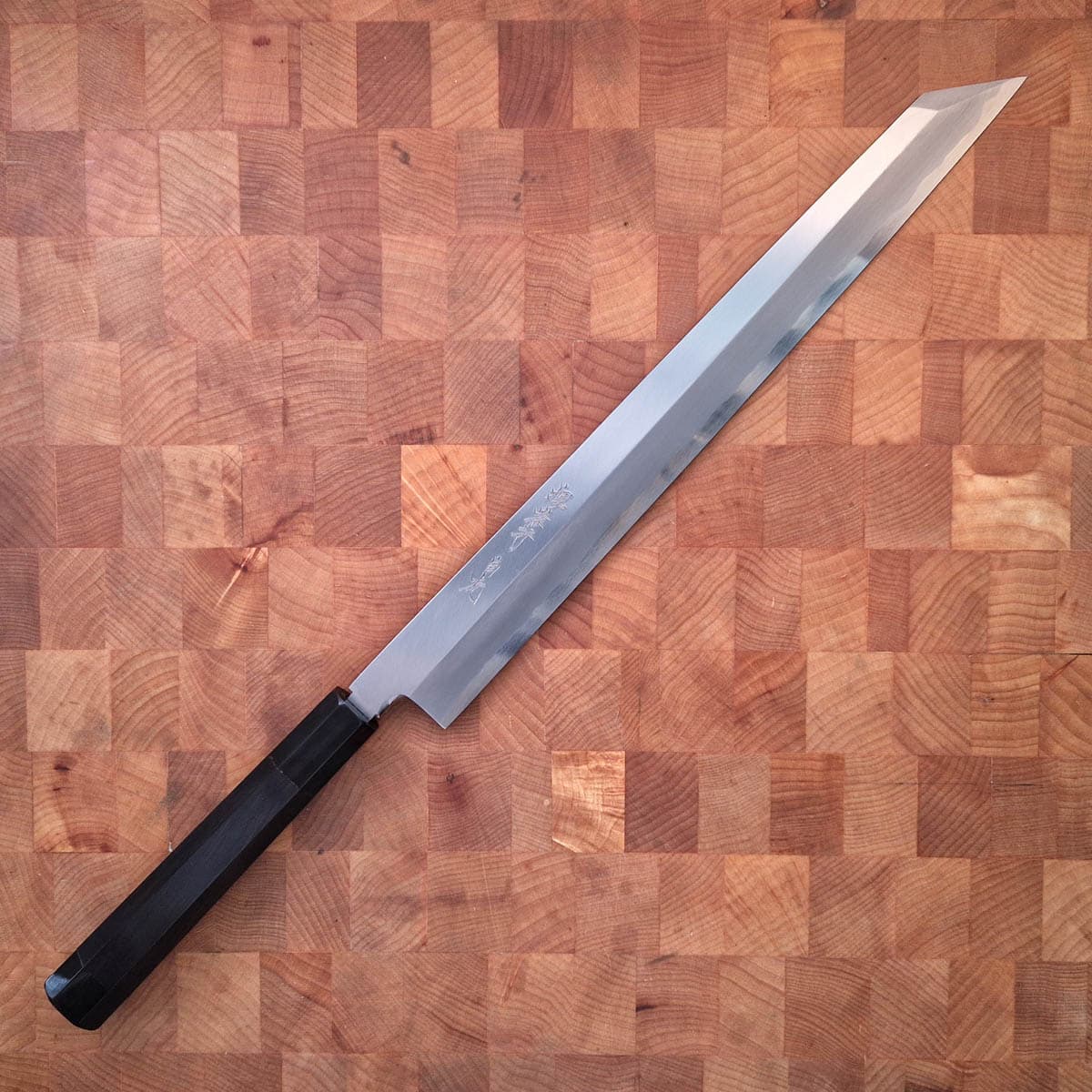 33cm Kiritsuke Yanagiba, Shirogami II - Sakai Takayuki bilde 4