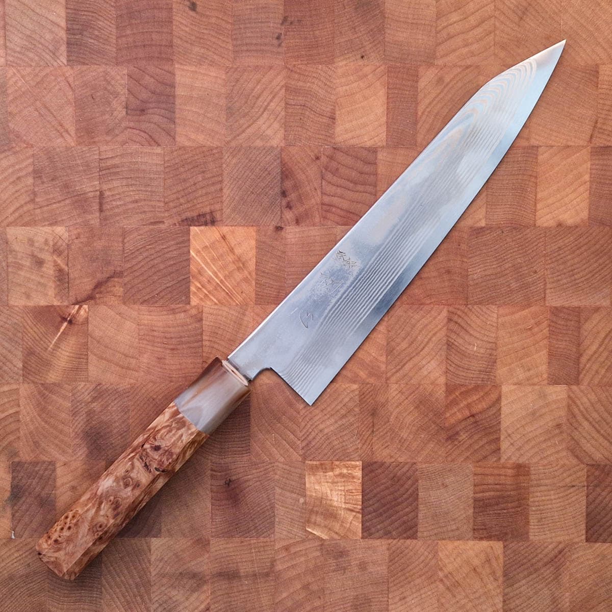 21cm Kiritsuke, Damask G3 - Hatsukokoro bilde 5