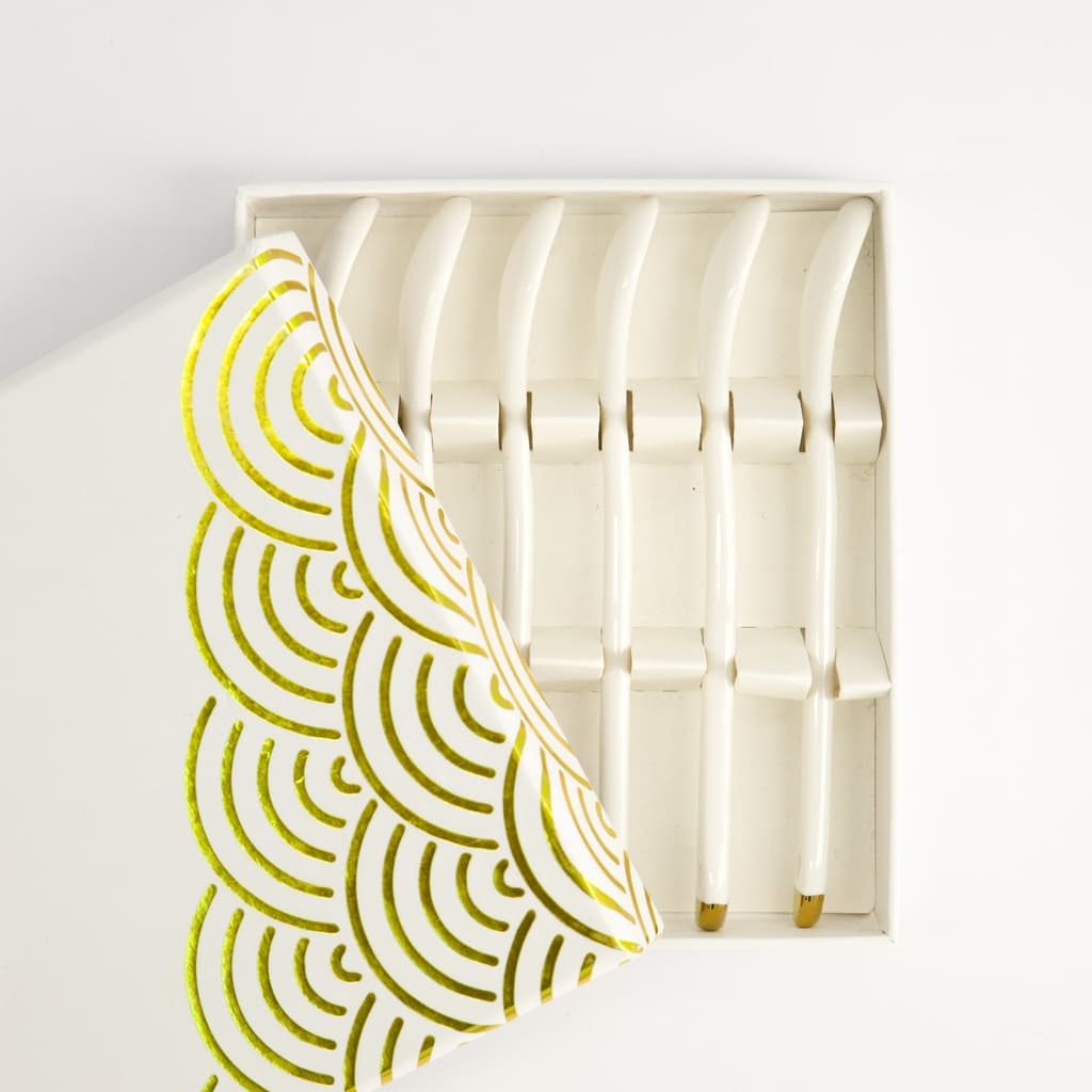 6stk. Skjer i gaveeske "Nippon white" - Tokyo design studio bilde 4