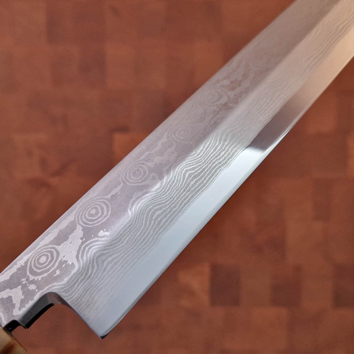 30cm Kiritsuke Yanagiba, Raindrop damask, silver 3 - Nagashi bilde 3