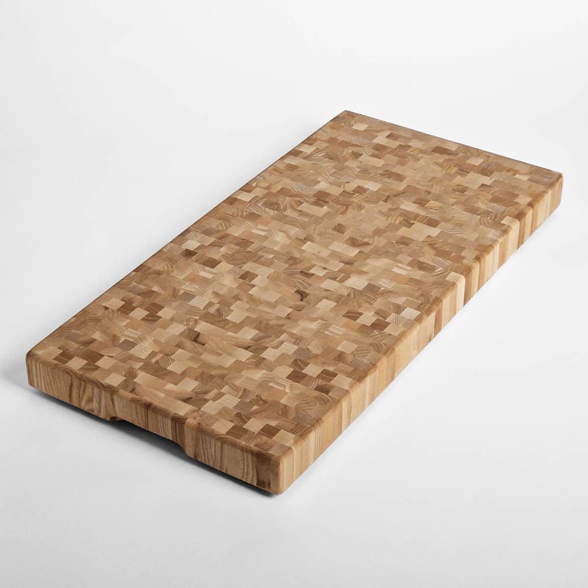 Skjærebrett (70 x 35 x 5cm) -  endeved, stående stav, ask bilde 3