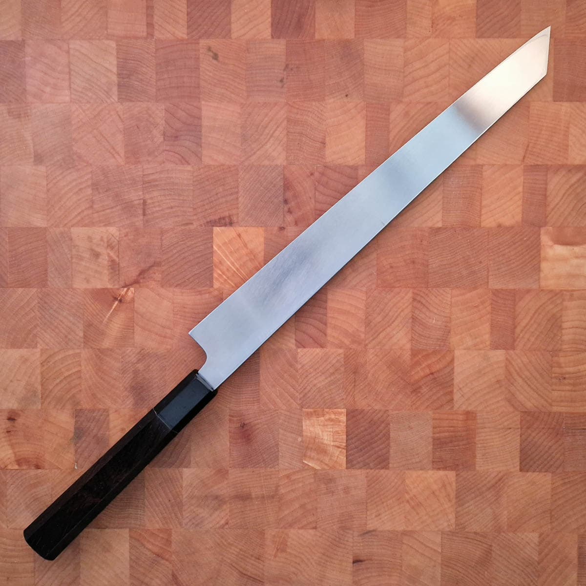 30cm Kiritsuke Yanagiba, Shirasagi, Shirogami II - Hatsukokoro bilde 3