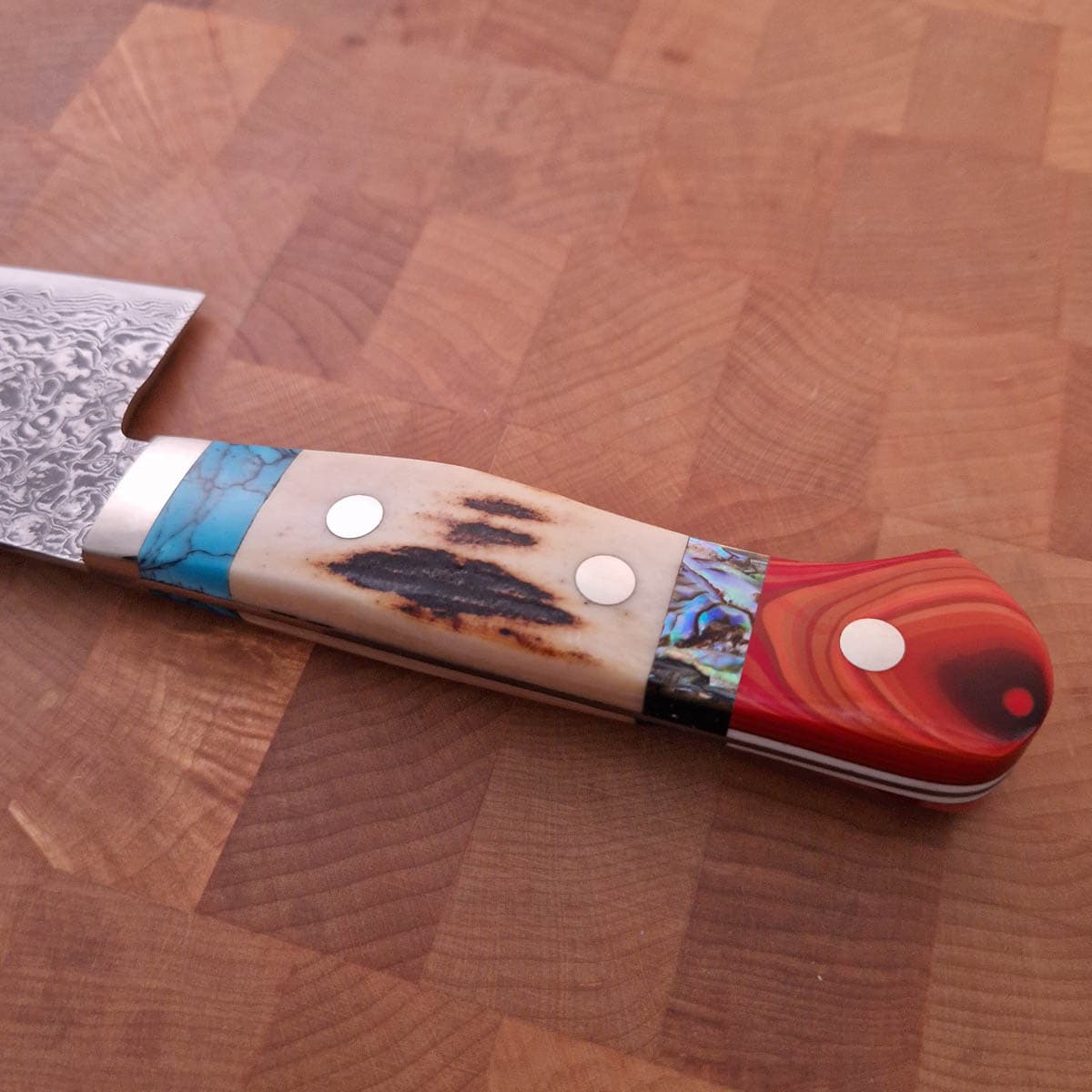 15cm Grønnsakskniv (Santoku) "Stag", SG2 - MR. ITOU (Yusui) bilde 3