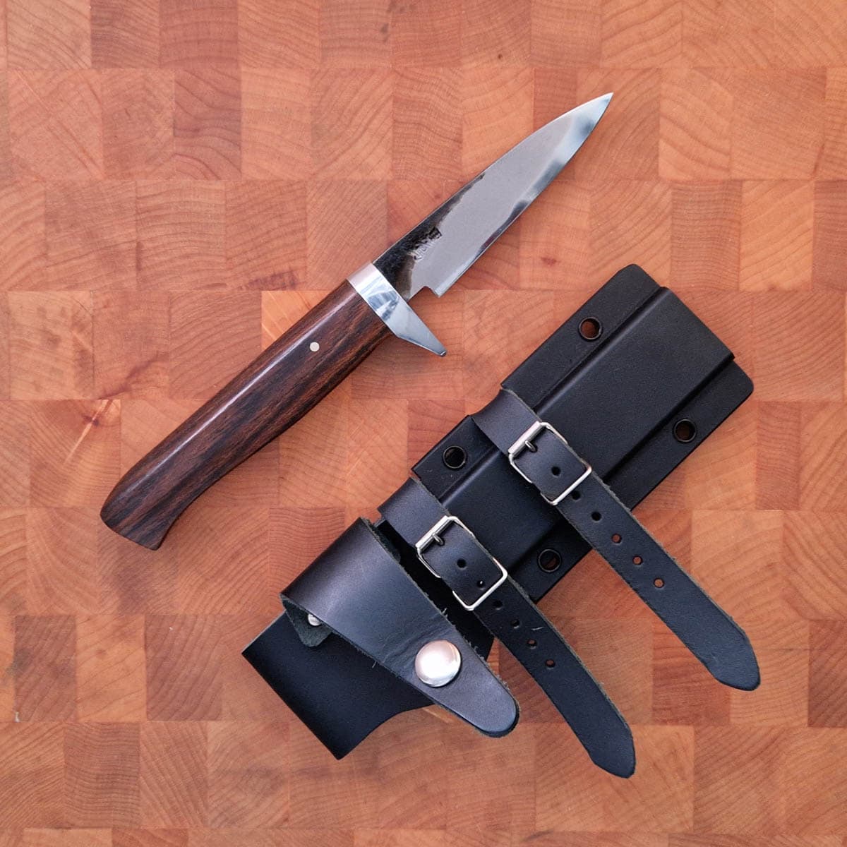 9cm Jaktkniv, karbonstål - RED ORCA bilde 8