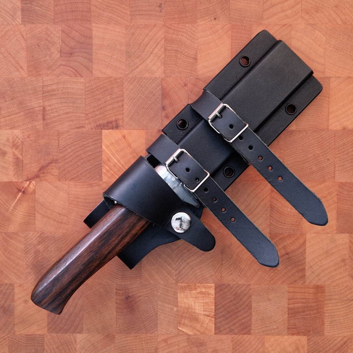 9cm Jaktkniv, karbonstål - RED ORCA bilde 3