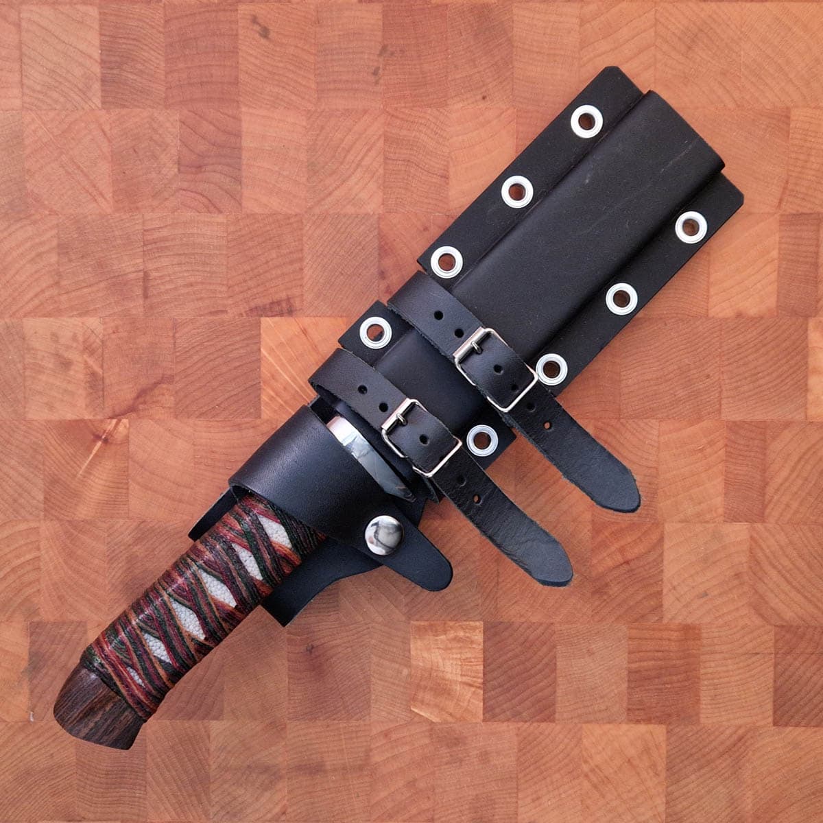 12cm Jaktkniv, karbonstål - RED ORCA bilde 3