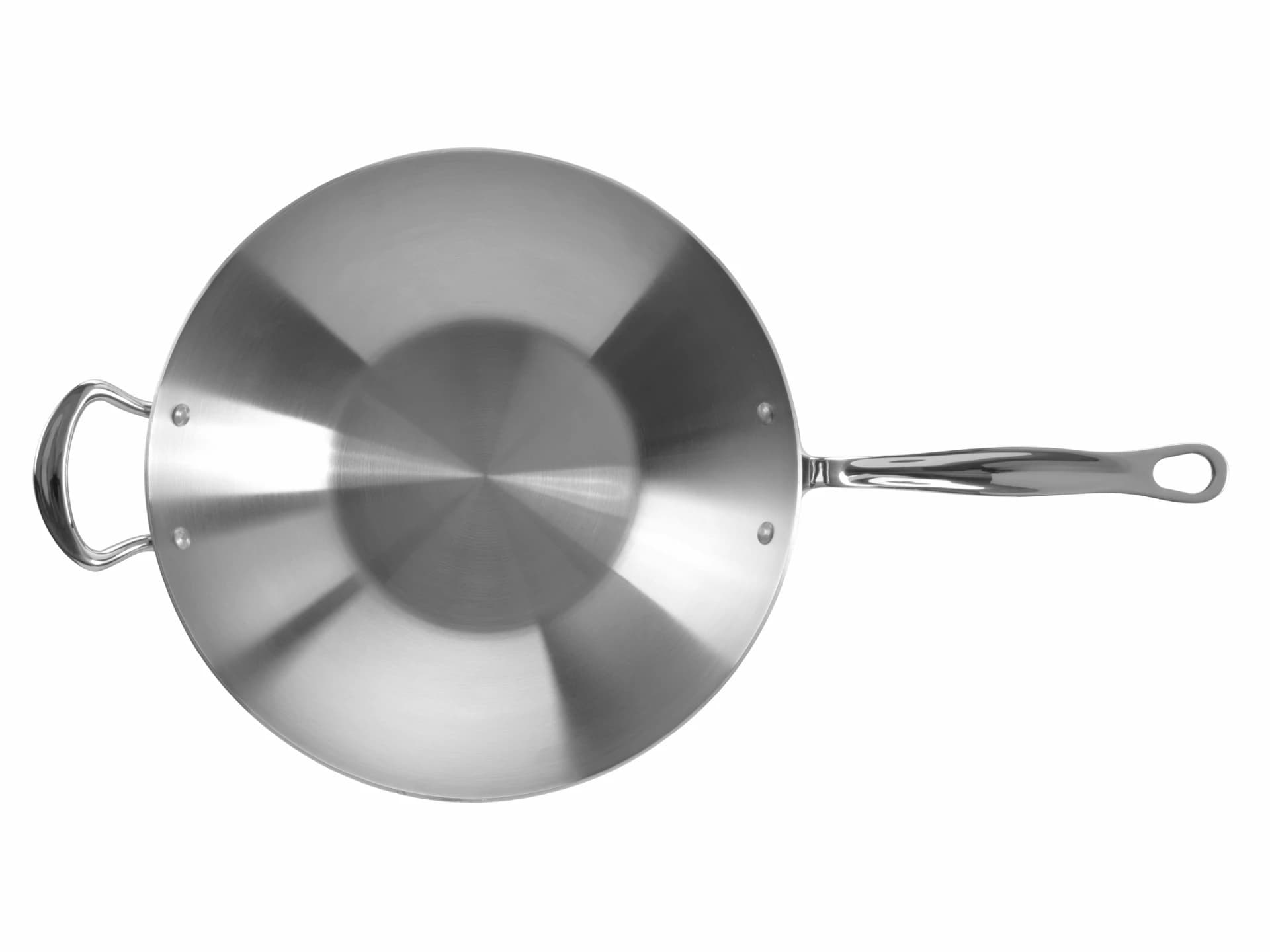 Wokpanne 32cm, "classic stainless" - Samuel Groves bilde 3