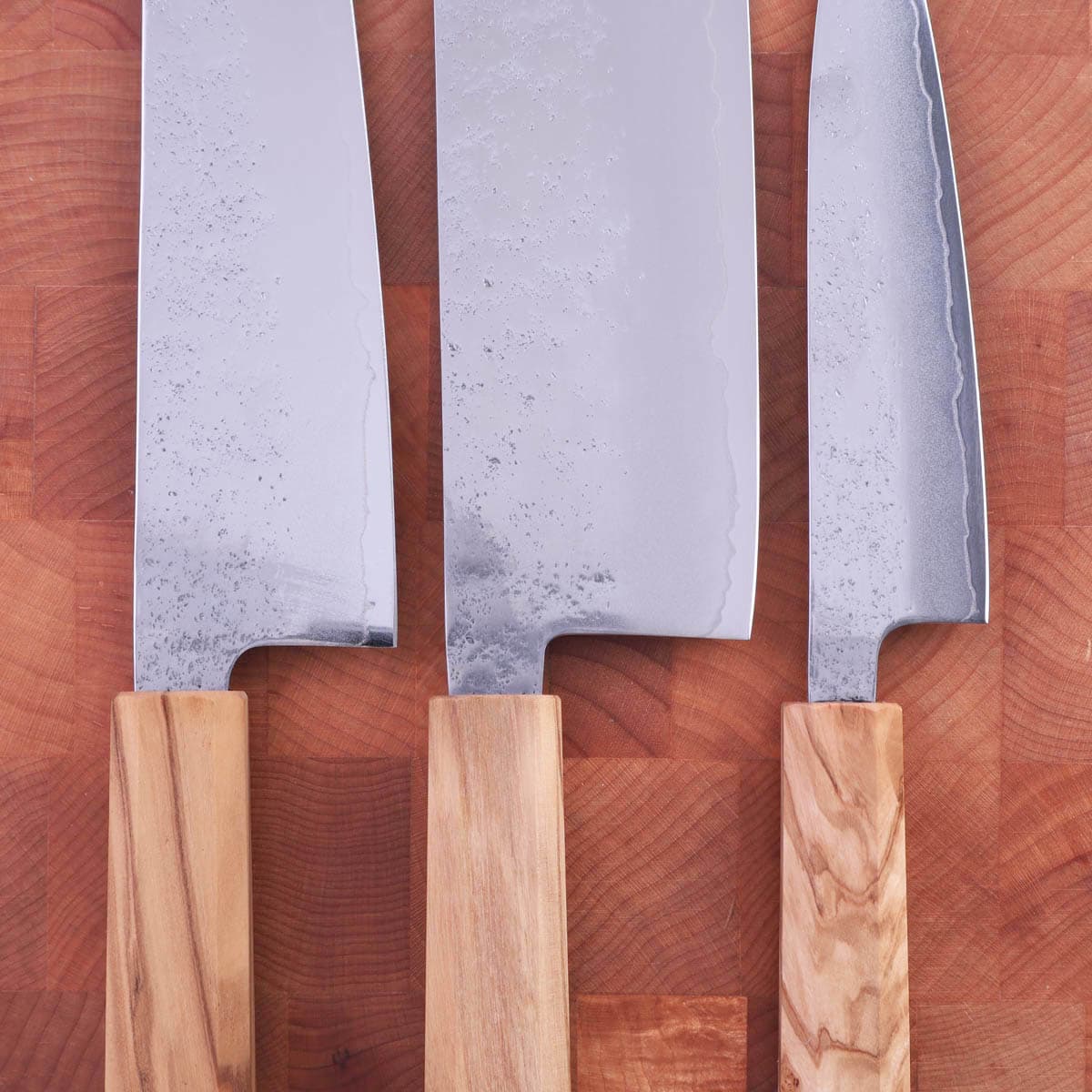 Knivsett, Gyuoto, Santoku, &amp; Petty, AUS8 - Hatsukokoro bilde 3