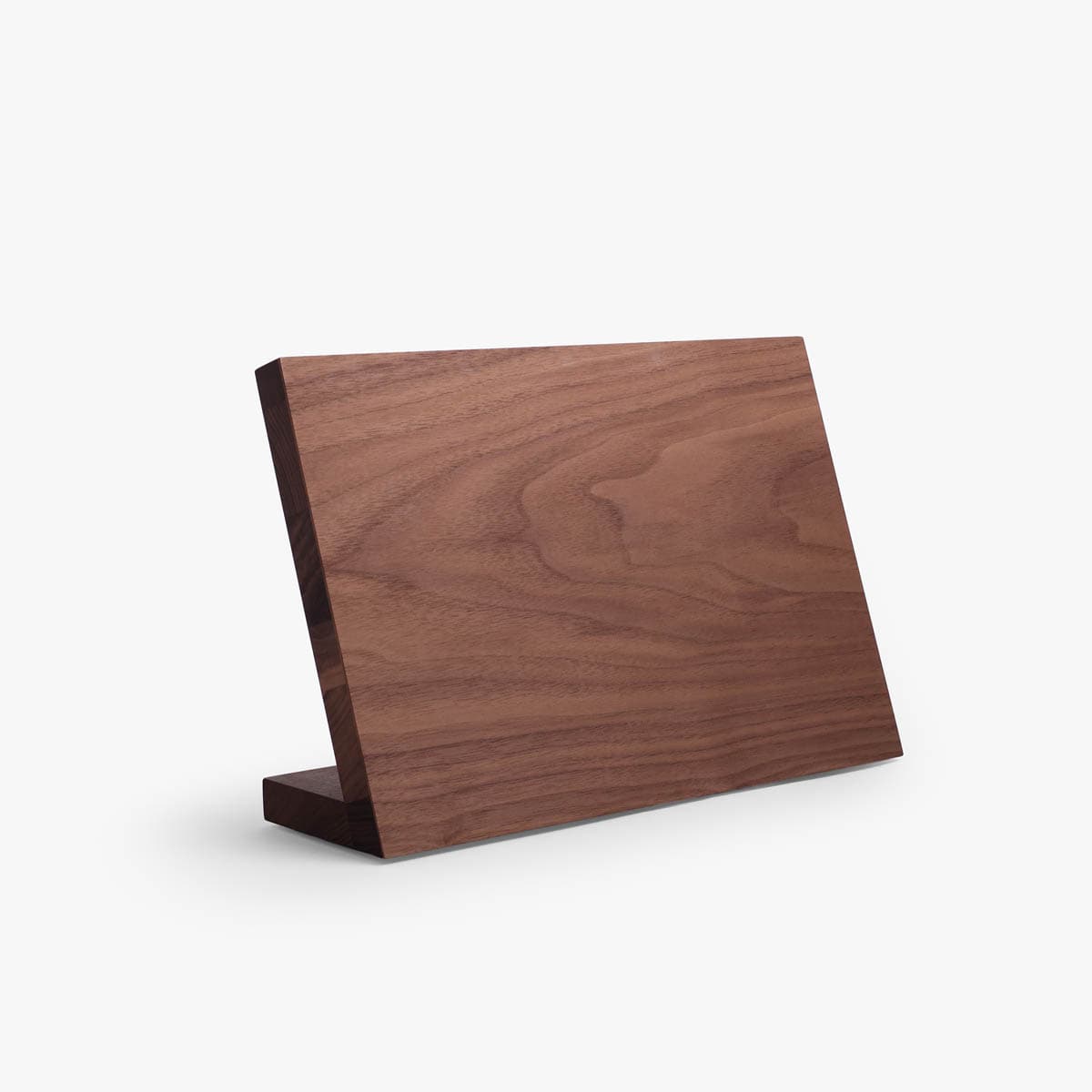 Magnetholder i valnøtt, (30 x 20cm) til 5 kniver bilde 4