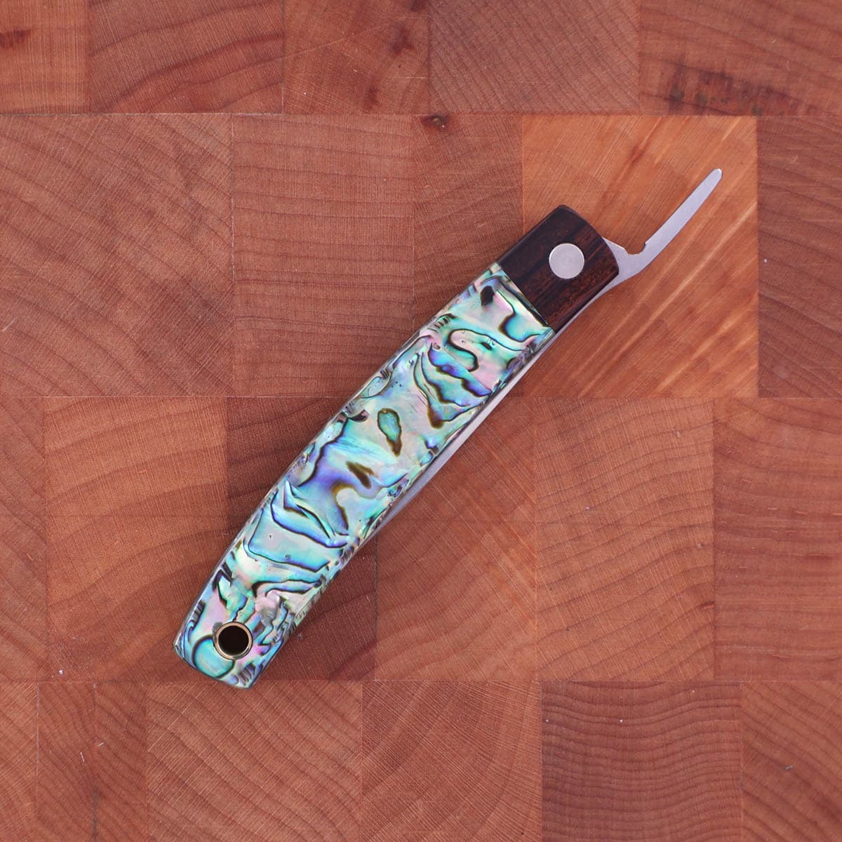 6cm Higonokami "abelone &amp; ironwood", VG10 bilde 4