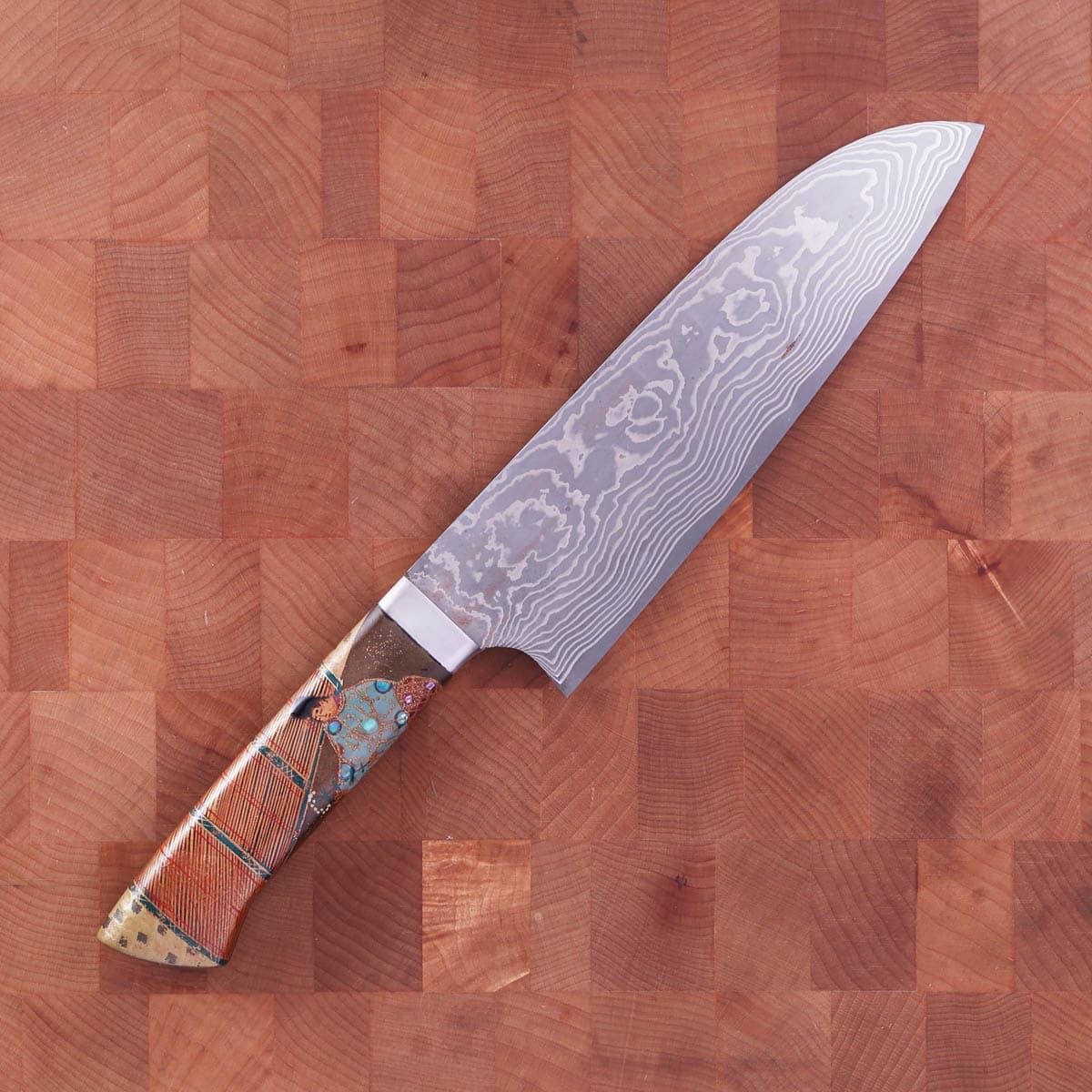 18cm Grønnsakskniv (santoku) "Genji Monogatari", VG10 - SAJI bilde 2