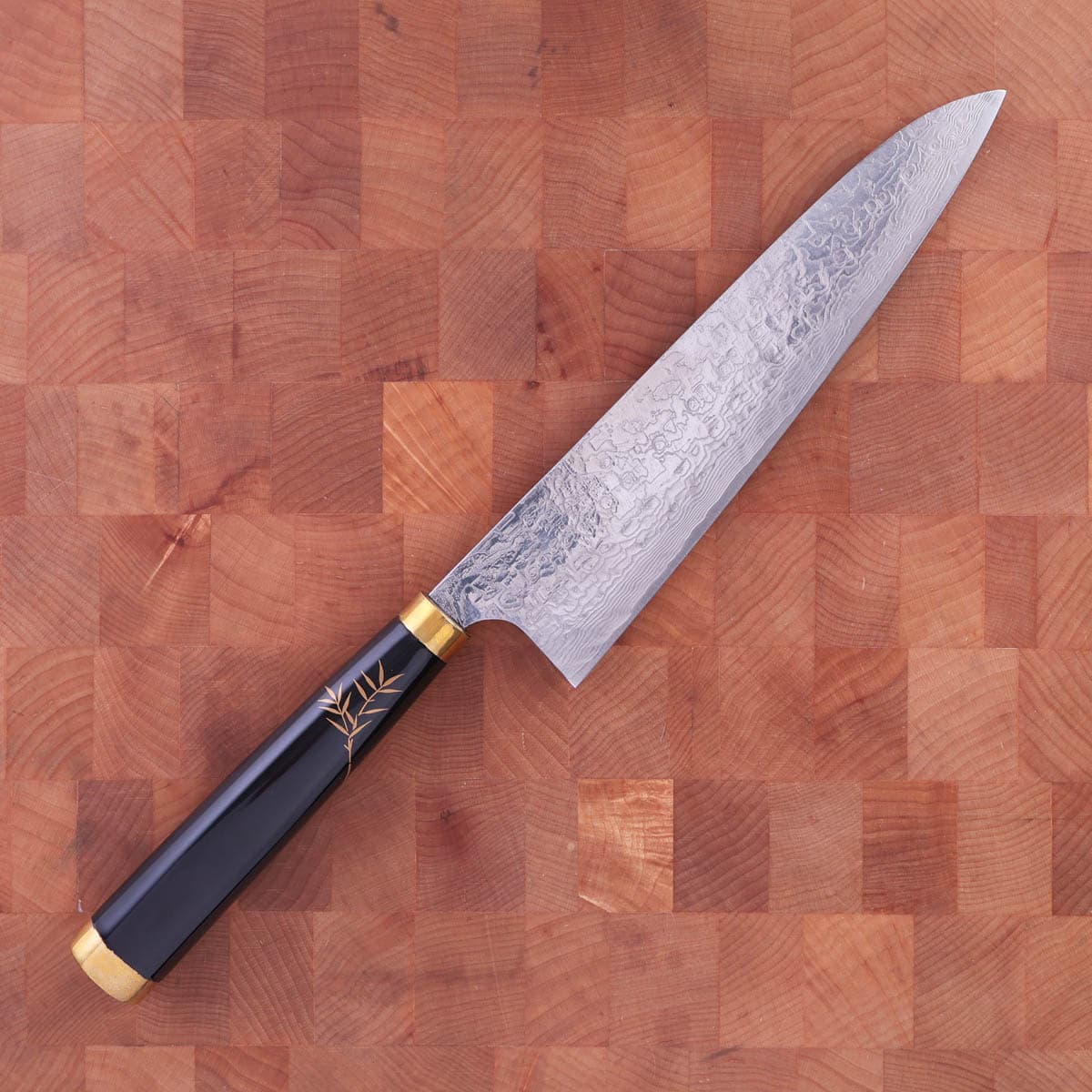 21cm Kokkekniv (gyoto), "Golden Crane" damask, R2 - SAJI bilde 4