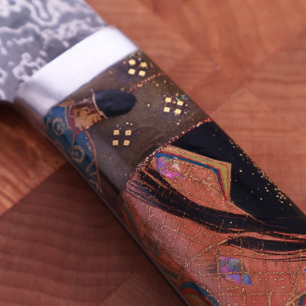 16.5cm Grønnsakskniv (nakiri) "Genji Monogatari" VG10 - SAJI bilde 4