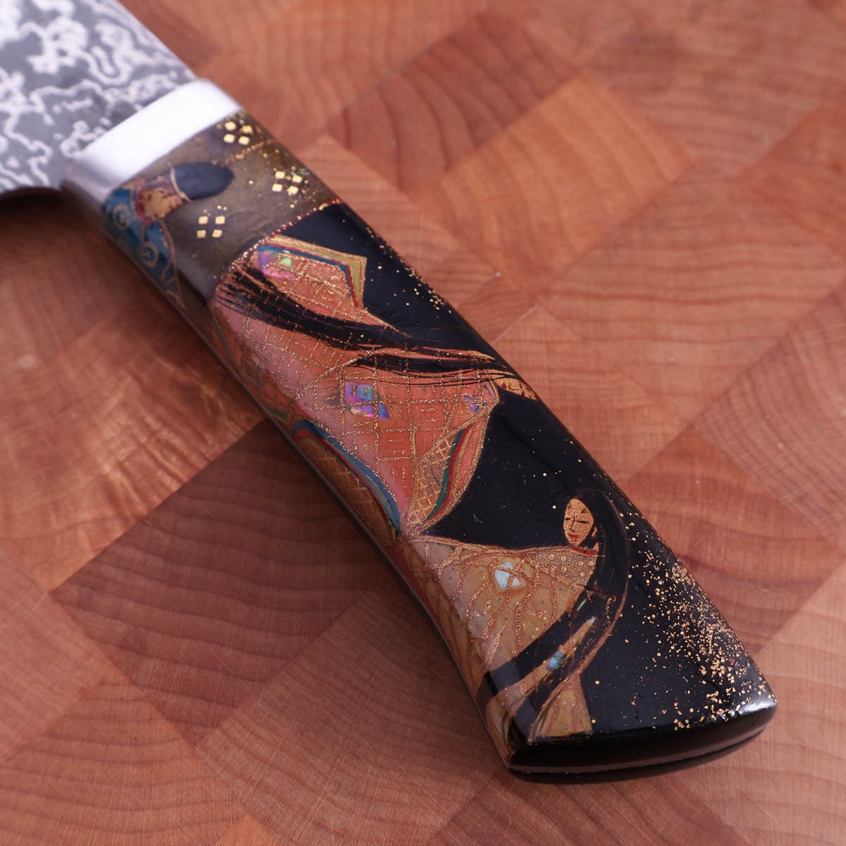 16.5cm Grønnsakskniv (nakiri) "Genji Monogatari" VG10 - SAJI bilde 5