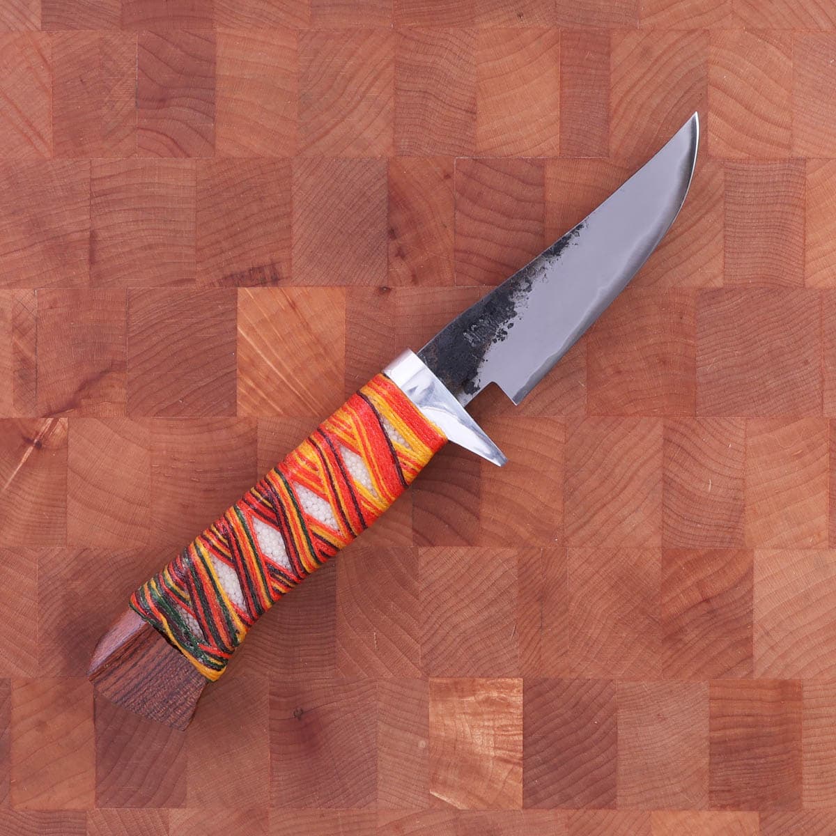 9cm Jaktkniv, karbonstål - RED ORCA bilde 3