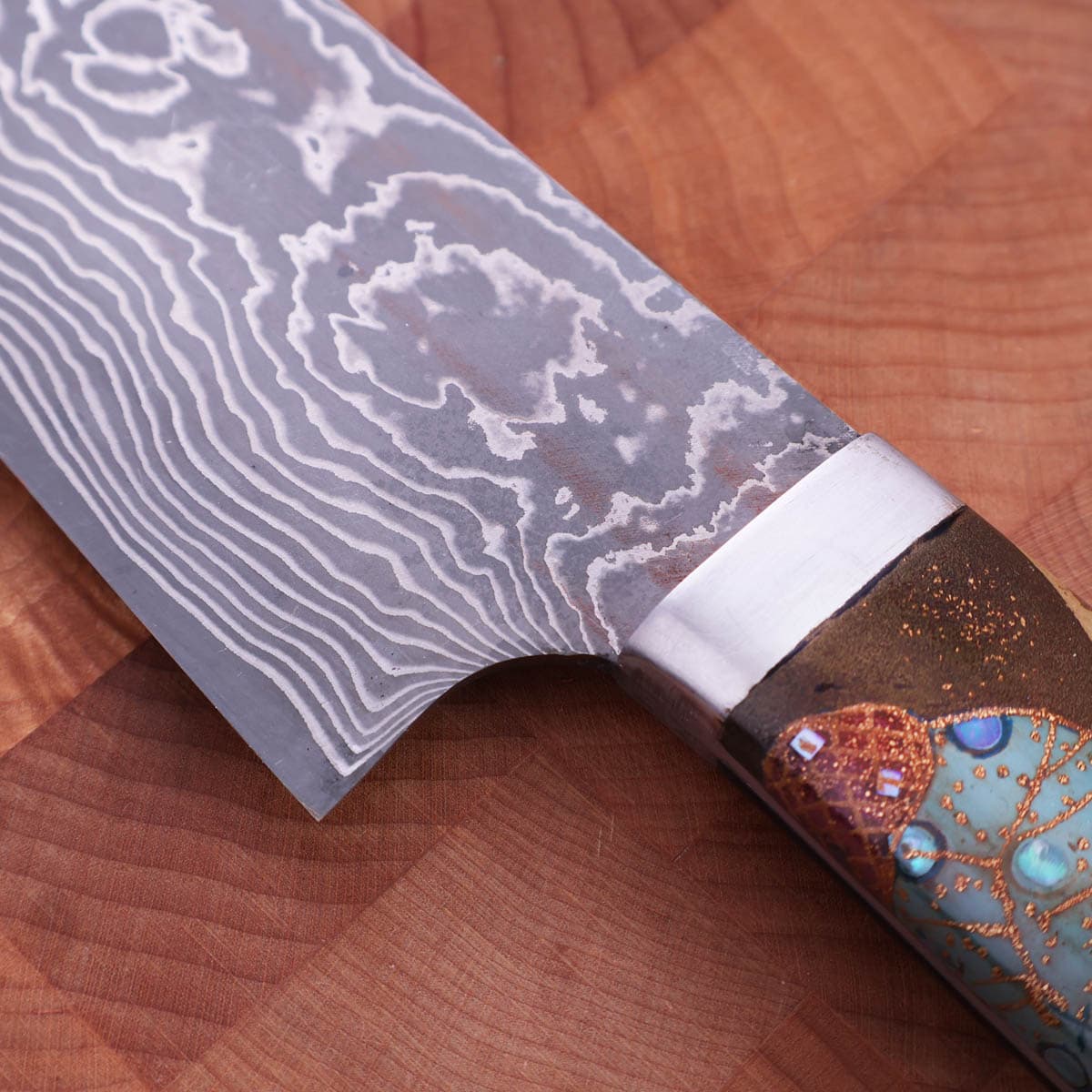 18cm Grønnsakskniv (santoku) "Genji Monogatari", VG10 - SAJI bilde 3
